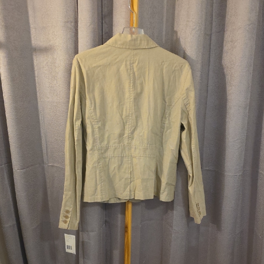 Villager Beige Button-Up Blazer - Picture 2 of 5